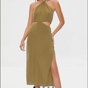 Forever 21 - cutout halter midi dress